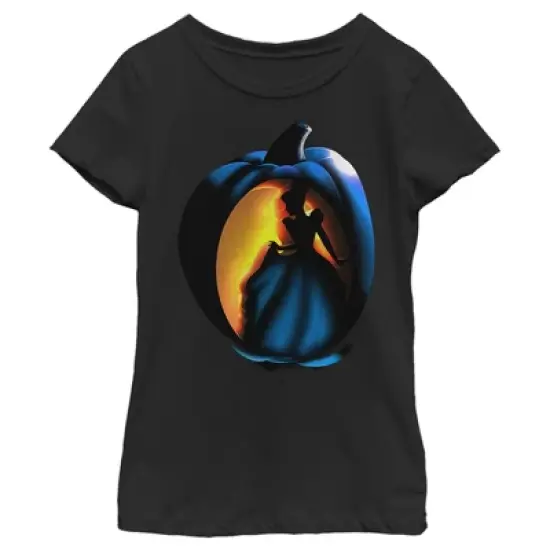 Girl's Cinderella Halloween Pumpkin T-Shirt image {3}