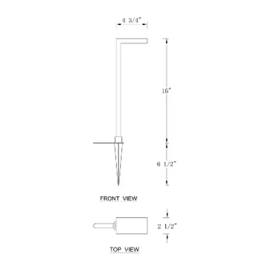 C Cattleya 16in 3W Low Voltage Black Aluminum LED Outdoor Landscape Path Lights (10-pack) image {6}