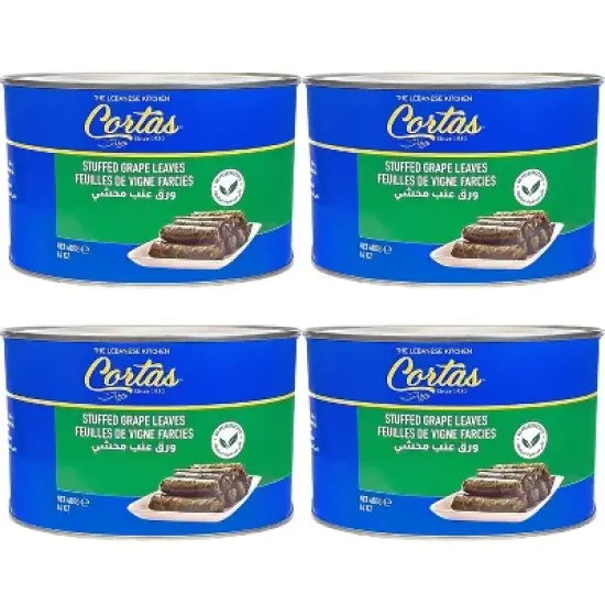 Cortas - Stuffed Grape Leaves (4 PACK), 400g / 14oz each image {4}