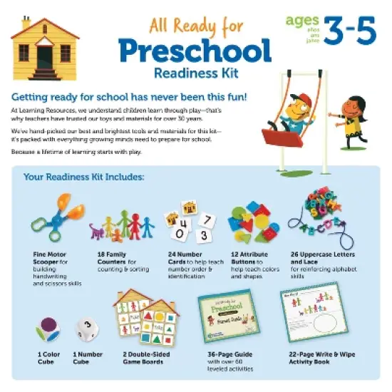 Learning Resources All Ready for Preschool Readiness Kit image {3}