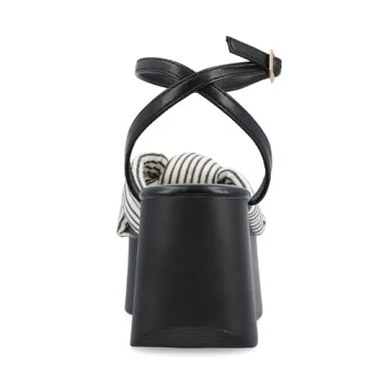 Journee Collection Womens Lailee Tru Comfort Foam Buckle Platform Sandals image {2}