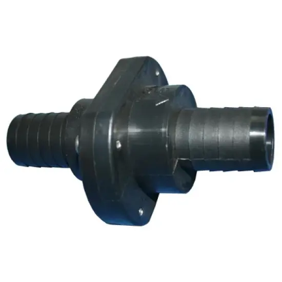 T-H Marine Double Barb Inline Scupper Check Valve - 1-1/8" - Black Boat Equipment - ILS1200DP. image {2}