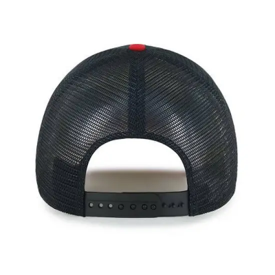 NFL San Francisco 49ers Black Moneymaker Mesh Hat: Adjustable Snapback Twill Cap image {1}