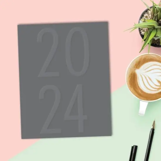 Willow Creek Press 2024 Monthly Planner 9.5"x7.5" Charcoal image {3}