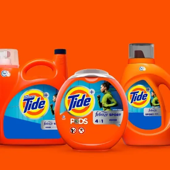 Tide Plus Febreze High Efficiency Liquid Laundry Detergent - Sport Active Fresh image {13}
