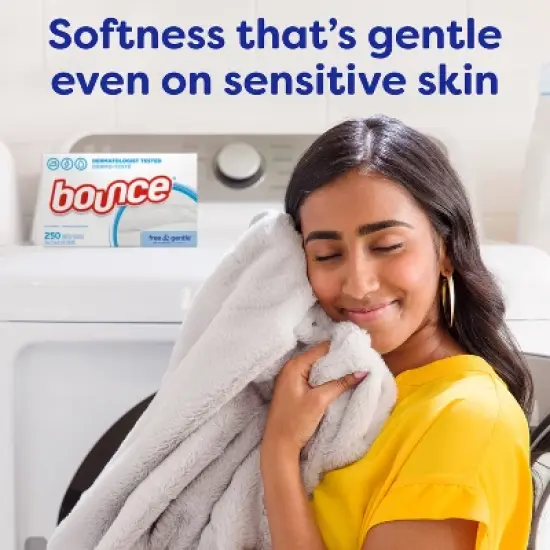 Bounce Fabric Softener Sheets - Free & Gentle - 240ct image {9}