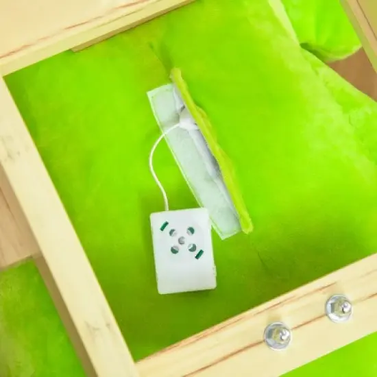 Qaba Baby Rocking horse Kids Interactive 2-in-1 Plush Ride-On Toys Stroller Rocking Dinosaur with Wheels and Nursery Song image {4}