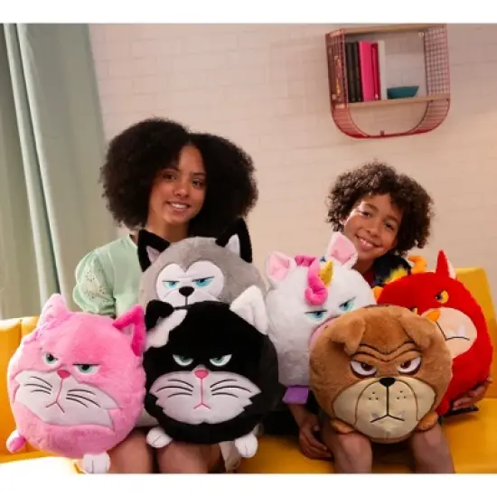 Hangry Petz: Lucy Pink Cat - 12" Animal Plush image {7}