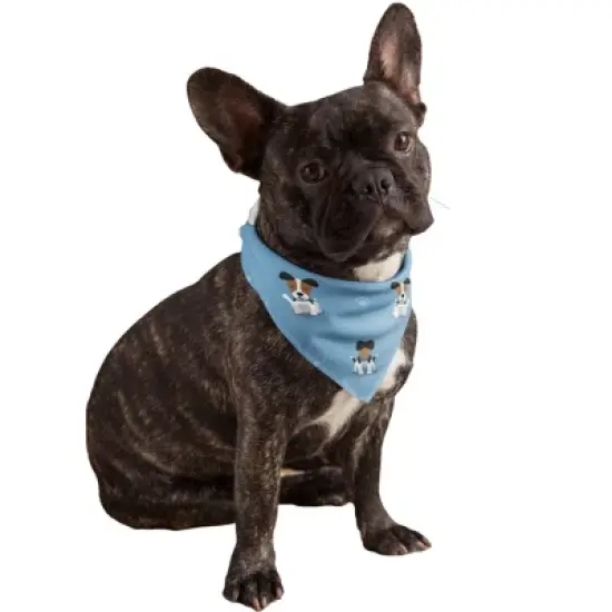 Mechaly Cotton Funny Dog Bandana with Designs Durable Birthday Pet Scarf image {6}