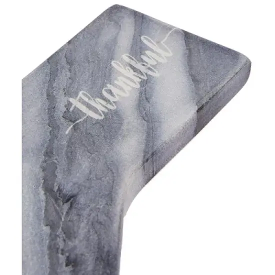Lexi Home Marble Thankful Engraved 10" Spoon Rest image {3}