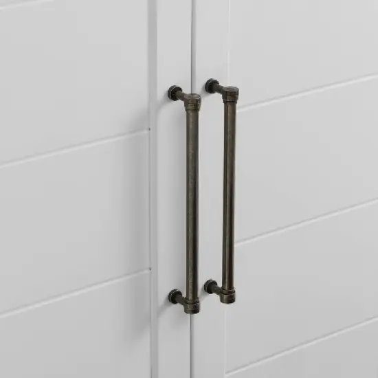 Bartlett Tall Storage Pantry with 2 Stackable Pantries White - Crosley image {9}