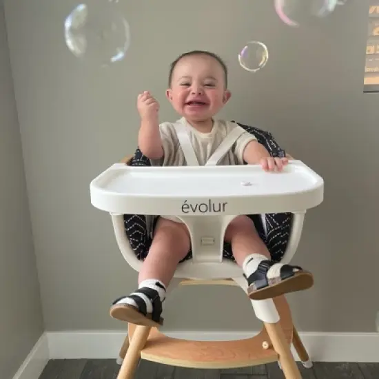 Evolur Ann Beechwood 4-in-1 Highchair image {6}