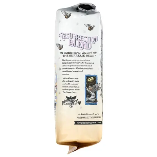 Raven's Brew Resurrection Blend Whole Bean Full City Medium Roast Coffee - 12oz image {2}