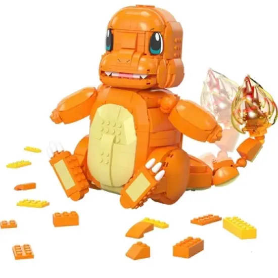 MEGA Pok&eacute;mon Jumbo Charmander Building Set - 730pcs image {4}