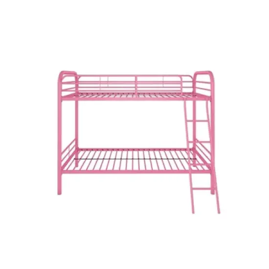 Twin over Twin Evan Metal Bunk Bed - Room & Joy image {11}