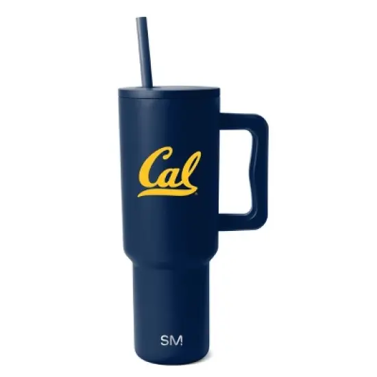 NCAA Cal Golden Bears Simple Modern Trek Tumbler - 40oz image {3}