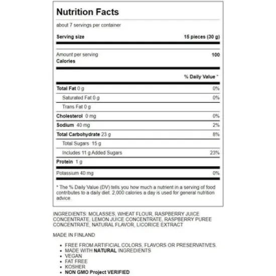 Panda Licorice Raspberry Licorice image {1}