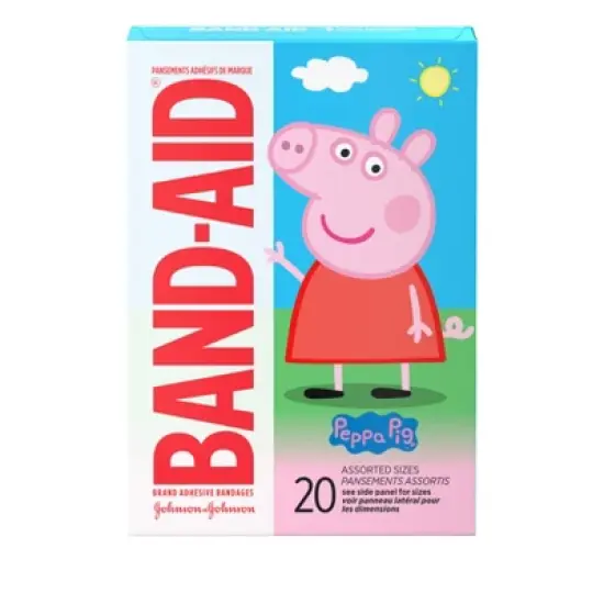 Band-Aid Adhesive Peppa Pig Bandages - 20ct image {1}