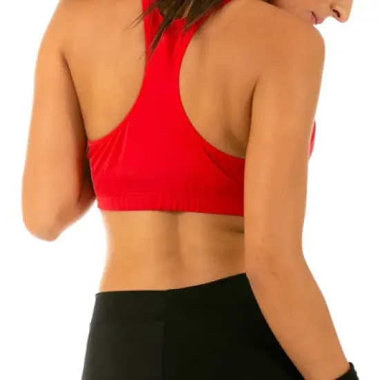 InstantFigure Activewear Compression Racer Back Sports Bra AWT019 image {10}