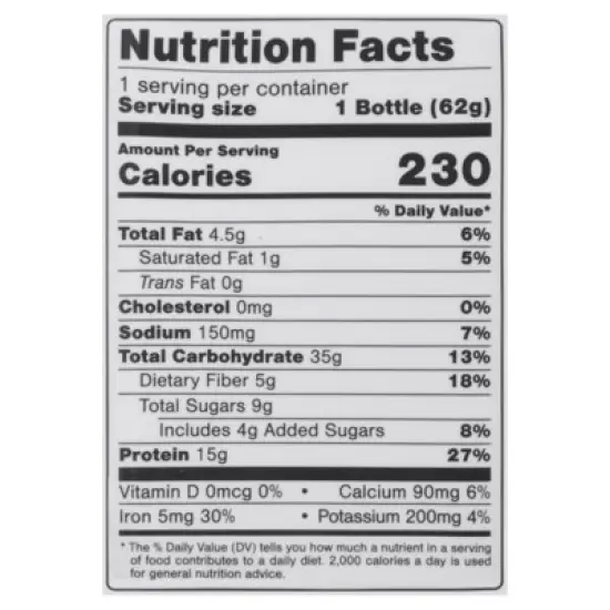 Oats Over Night Shake Blueberry Muffin - Case of 5/2.2 oz image {5}