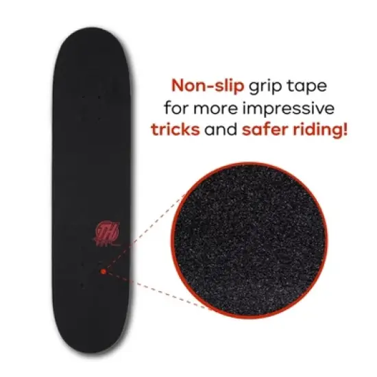 Tony Hawk 31" Pro Skateboard - Abec 5 Flame image {2}