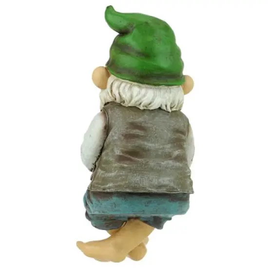Design Toscano Ziggy, The Fishing Gnome Garden Sitter Statue - Multicolored image {4}