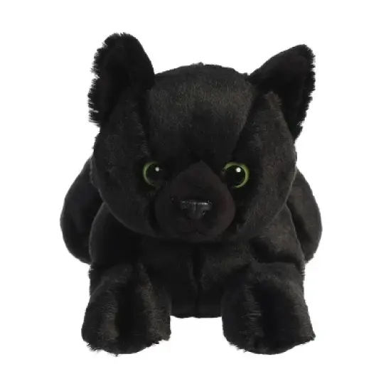 Aurora Medium Twilight Cat Flopsie Adorable Stuffed Animal Black 12" image {1}
