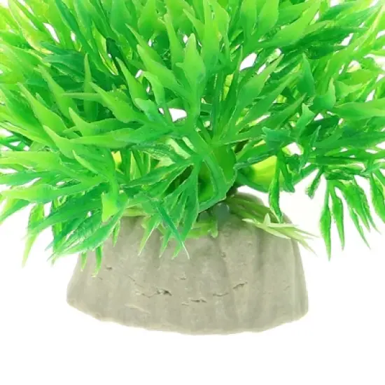 Unique Bargains Aquarium Plastic Plants for Goldfish Tank Landscape Decor 1.97" 20 Pcs image {4}