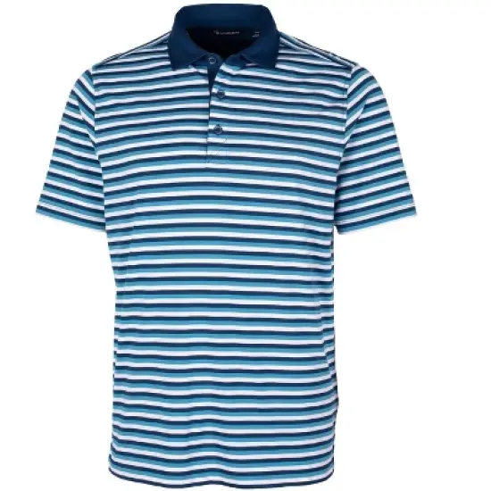 Cutter & Buck Mens Forge Polo Multi Stripe Shirt image {9}