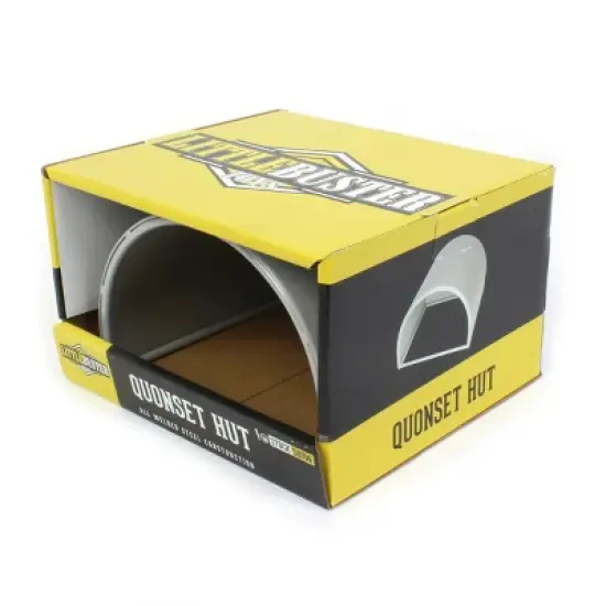 Little Buster Toys 1/16th Gray Metal Quonset Hut 200851 image {3}