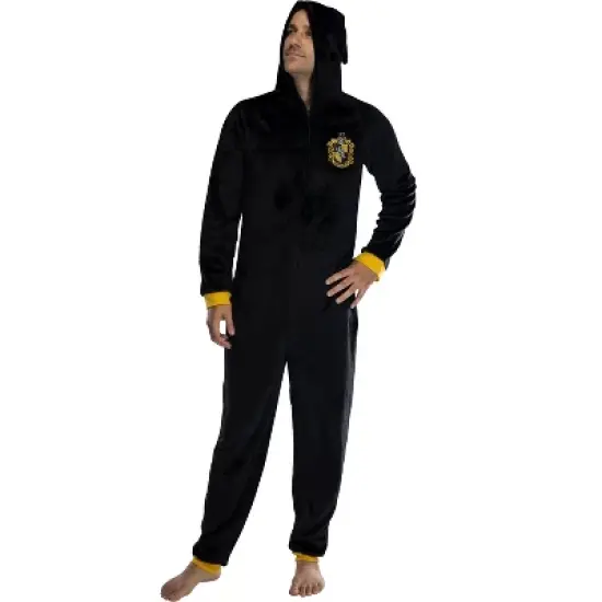 Harry Potter Adult Men's Hooded One-Piece Pajama Union Suit image {6}
