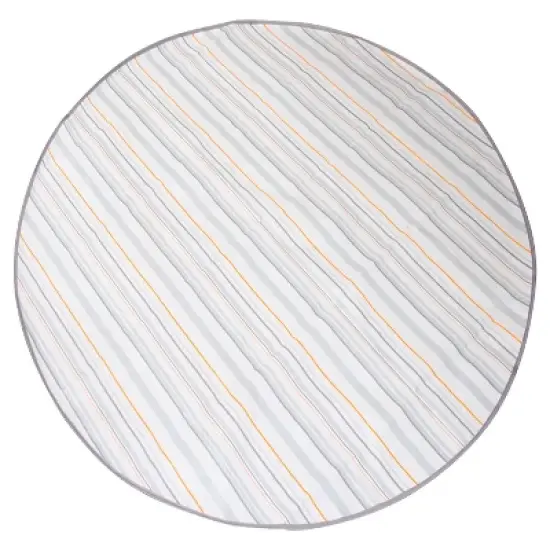 Prince Lionheart catchALL Baby Splat Mat for Under High Chair - White, Grey, Orange image {2}