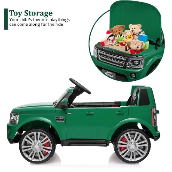Licensed Land Rover Ride on Car, 12V 4.5 MPH Ride on Toys for Toddlers 3-8, Kids Electric Car with Parent Remote Control image {3}
