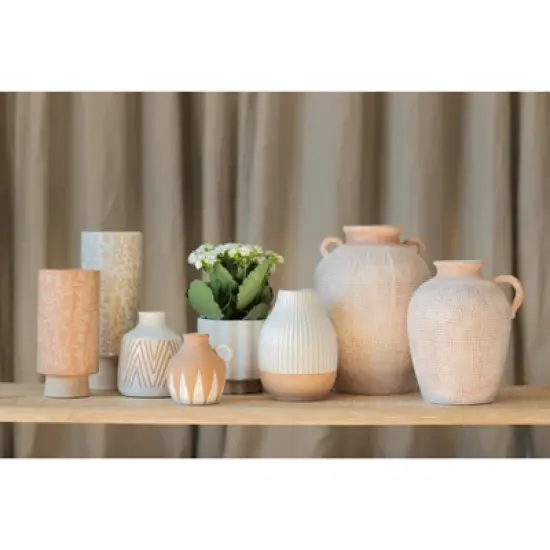 Loma White Planter Vase - Shiraleah image {4}