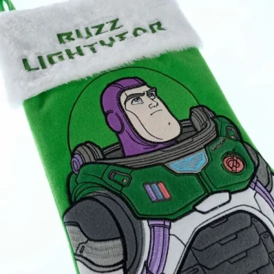 Buzz Lightyear Applique Holiday Stocking 20" image {1}