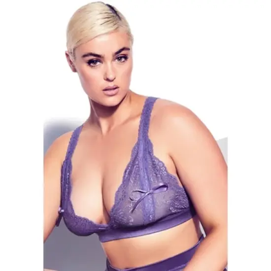 Women's Plus Size Portia Split Cup Bralette - purple | FOX & ROYAL image {6}