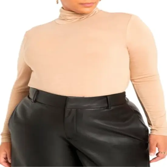 ELOQUII Women&rsquo;s Plus Size Layering Tneck image {4}