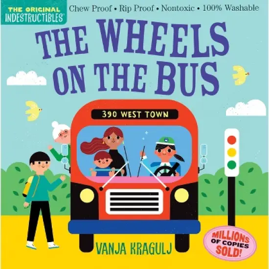 Indestructibles: The Wheels on the Bus - by  Amy Pixton (Paperback) image {1}