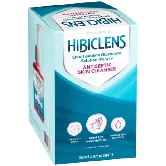 Hibiclens Antimicrobial Antiseptic Soap and Skin Cleanser with Foaming Pump - 16 fl oz image {4}