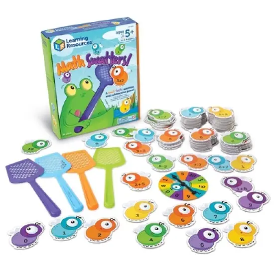 Learning Resources Math Swatters Game: Educational Board for 2-4 Players, Problem Solving, 30-Minute Play image {4}