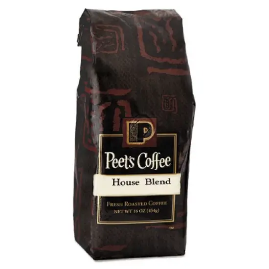 Peet's Coffee & Tea Bulk Coffee, House Blend, Ground, 1 lb Bag image {1}