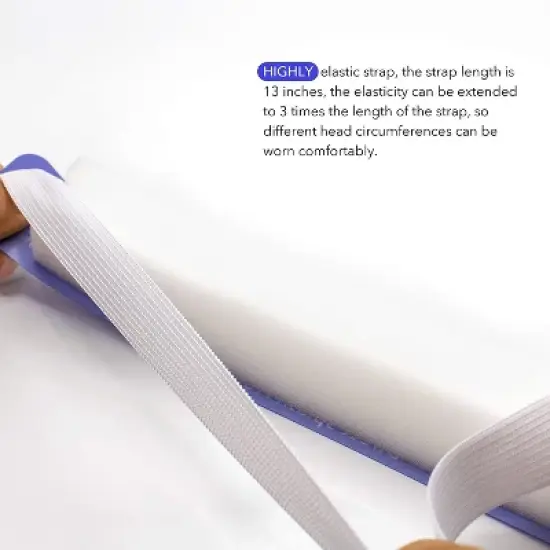 VastMedic 3 Pack Reusable Face Shields with Anti-Fog Coating image {3}