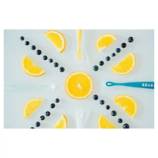 Beaba First Stage 4pk Silicone Spoon - Rain image {2}