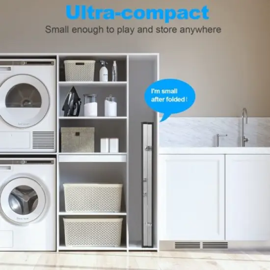 Professional Outdoor Table Tennis Tables,6x3FT Indoor/Outdoor Portable Ping Pong Table Game image {6}