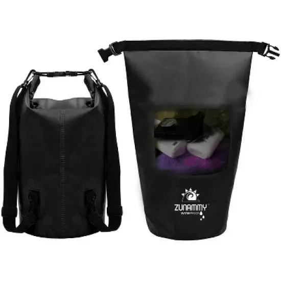 Link 10 LT Waterproof Lightweight Floating Dry Bag With Clear Window & Drawstring and Buckle For Added Protection - Great For Boats, Fishing, Beach, Pool and More! image {4}