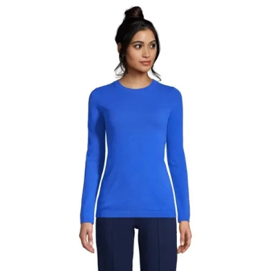 Lands' End Women's Tall Cashmere Crewneck Sweater image {5}