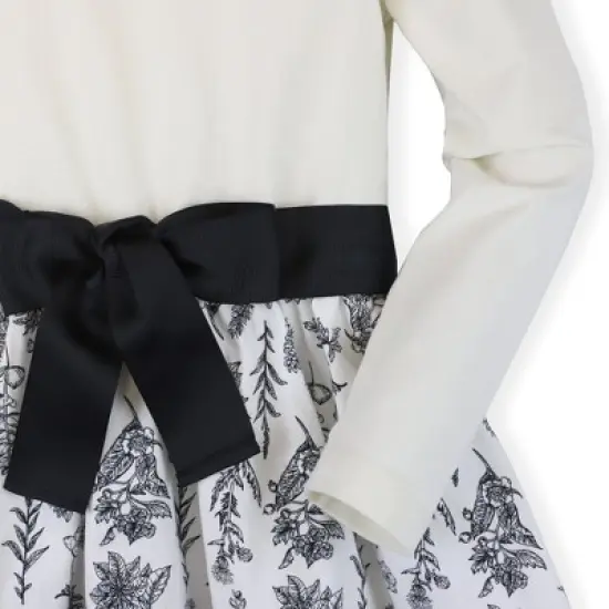 Hope & Henry Girls' Lightweight High-Low Skater Dress, Infant image {2}