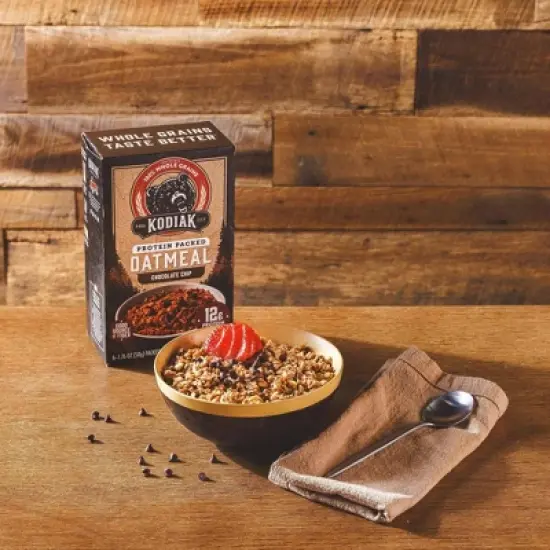 Kodiak Protein-Packed Instant Oatmeal Chocolate Chip - 6ct image {6}