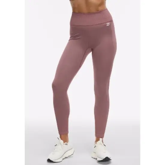 Peloton Women's Seamless High Rise Legging, Rose Taupe image {5}