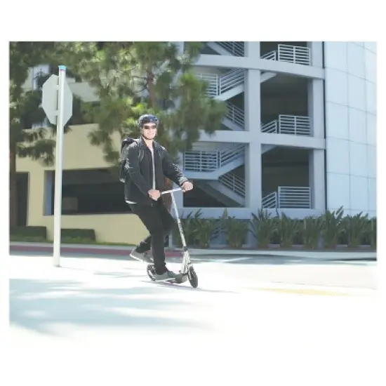 Razor A5 Prime Folding Kick Scooter - Dark Silver image {5}